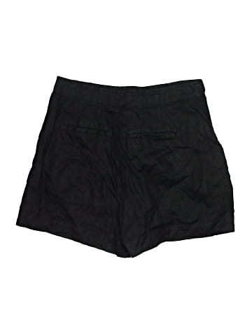 Madewell Clean Button-Tab Shorts in 100% Linen (view 2)