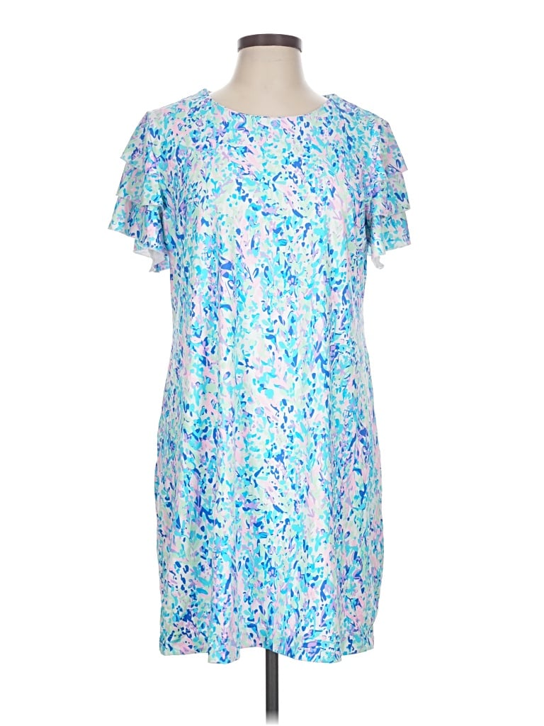 Pre-owned Lulu-b Kimono In Blue