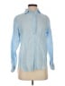 J. McLaughlin 100% Linen Blue Long Sleeve Button-Down Shirt Size XS - photo 1