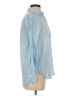 J. McLaughlin 100% Linen Blue Long Sleeve Button-Down Shirt Size XS - photo 4