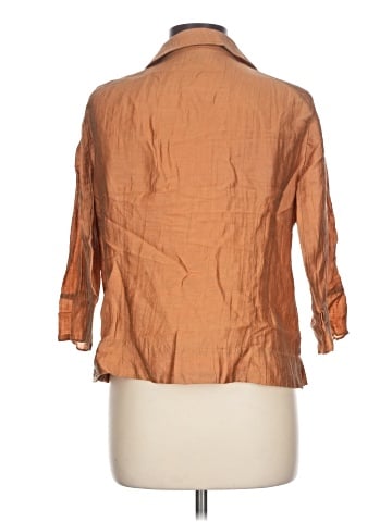 Jones New York Collection 3/4 Sleeve Button-Down Shirt (view 2)