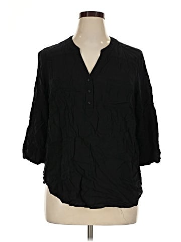 Philosophy Republic Clothing 3/4 Sleeve Blouse (view 1)