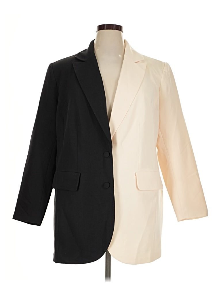 Pre-owned Eloquii Blazer Jacket In Ivory