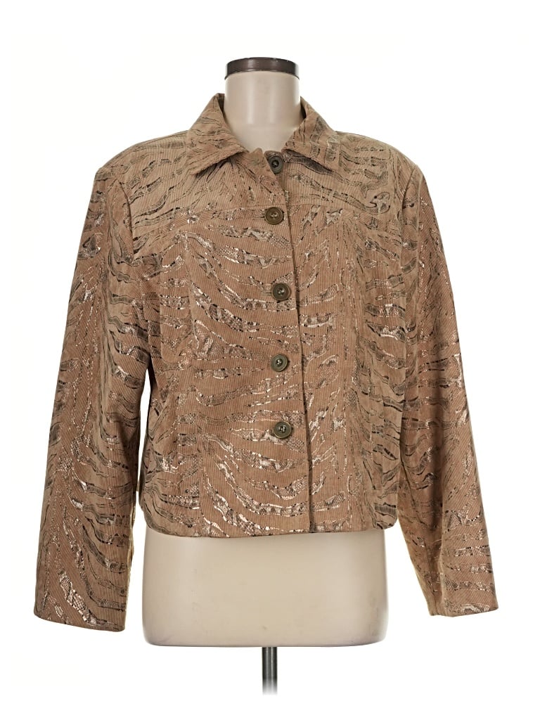 Pre-owned Assorted Brands Jacket In Gold