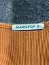 MANGOPOP Collection Brown Orange Bodysuit Size S - photo 3
