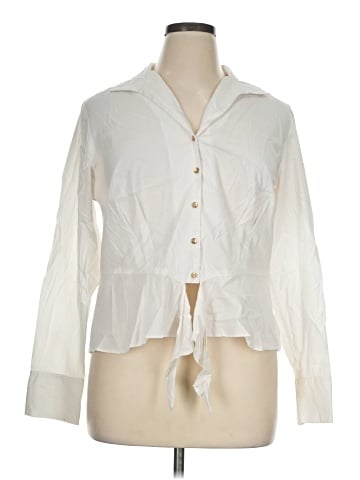 Jones New York Signature Long Sleeve Blouse (view 1)
