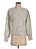 1.State Metallic Silver Pullover Sweater Size XS - photo 1