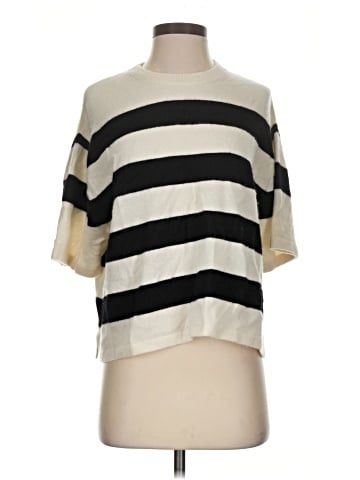White + Warren Cashmere Pullover Sweater (view 1)