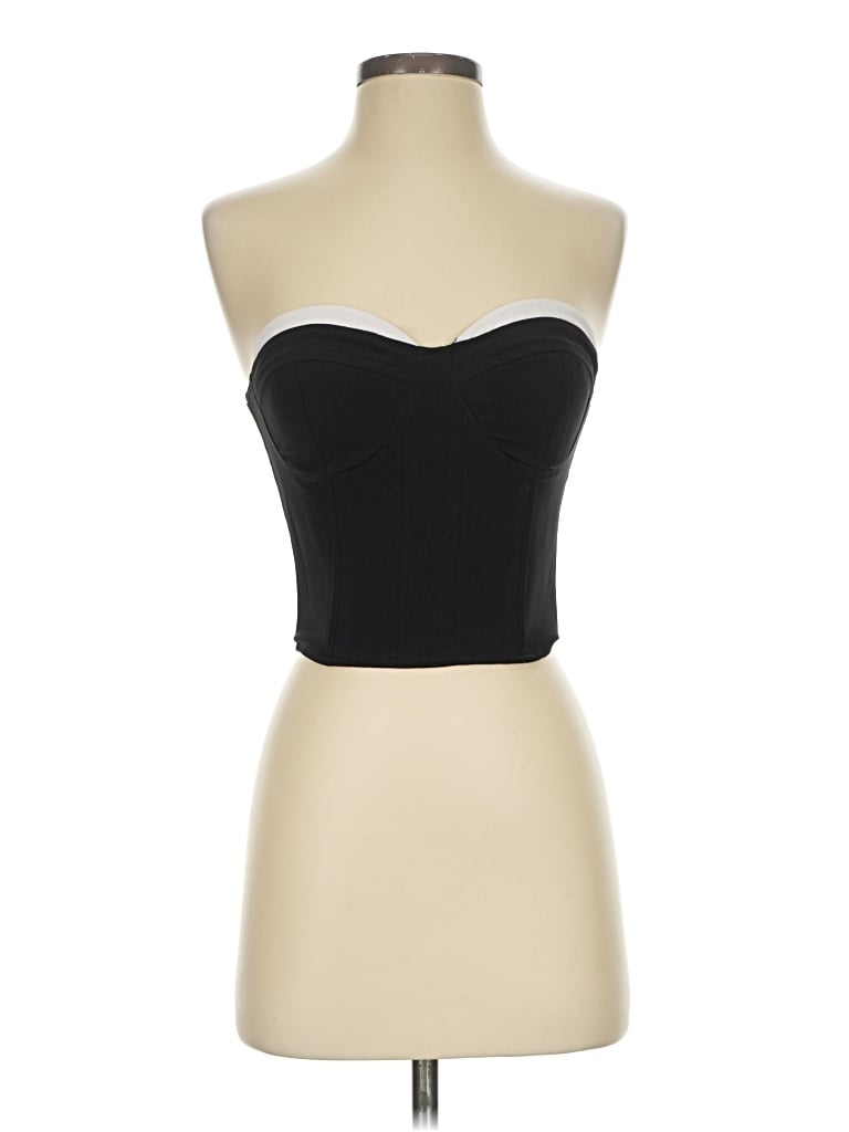 Pre-owned Fore Tube Top Black Strapless Neckline Tops
