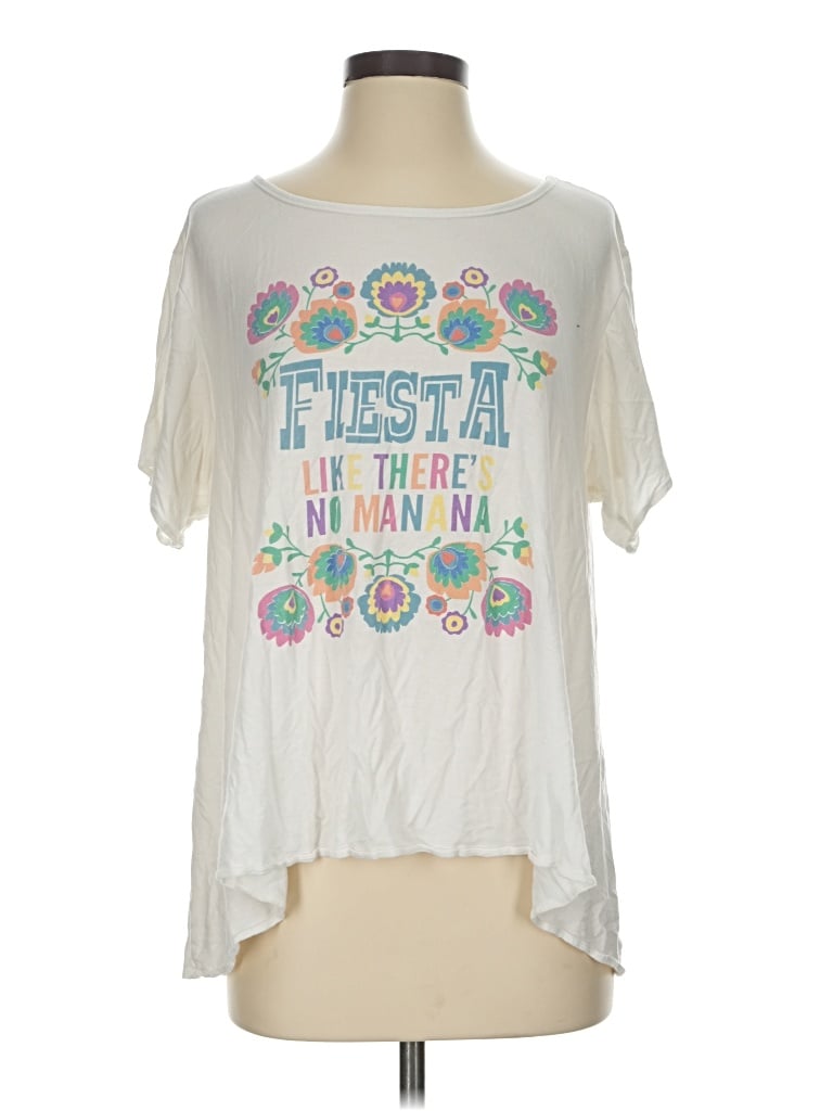 Pre-owned Judith March Short Sleeve T-shirt In Ivory