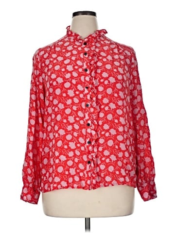 Boden Long Sleeve Silk Top (view 1)