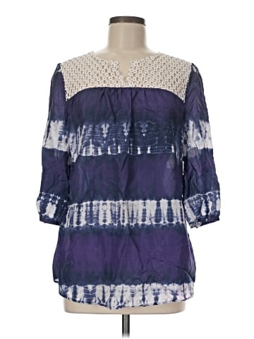 Calypso St. Barth For Target 3/4 Sleeve Silk Top (view 1)