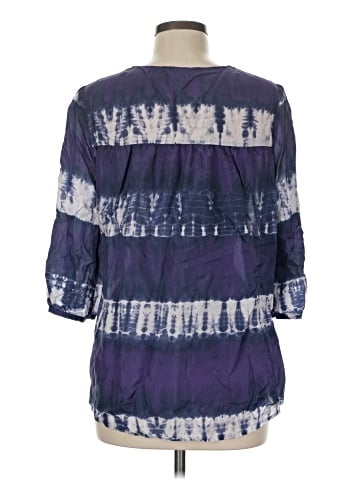 Calypso St. Barth For Target 3/4 Sleeve Silk Top (view 2)