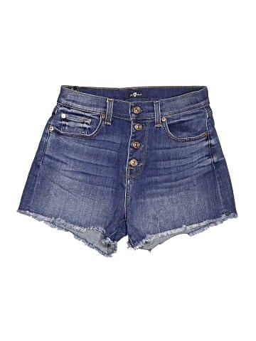 7 For All Mankind Denim Shorts (view 1)