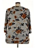 Mix by 41 Hawthorn Floral Gray Pullover Sweater Size 3X - photo 2