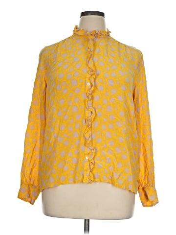 Boden Long Sleeve Silk Top (view 1)