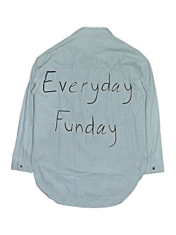 Zara 3/4 Sleeve Button-Down Shirt (view 2)