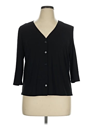 Kathie Lee 3/4 Sleeve Blouse (view 1)