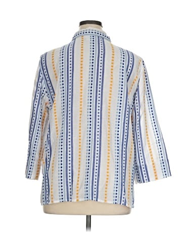 Alfred Dunner 3/4 Sleeve Button-Down Shirt (view 2)