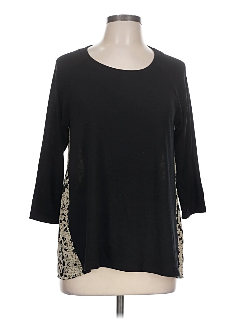 Pre-owned Le Lis Pullover Sweater In Black