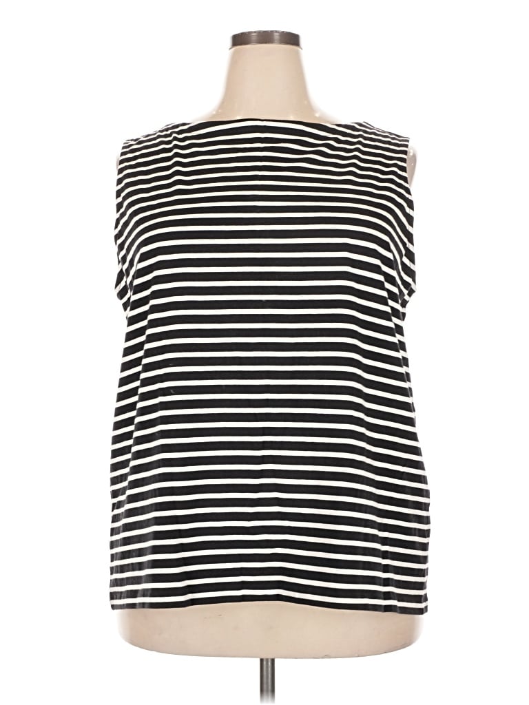 Universal Standard Sleeveless T-shirt In Black