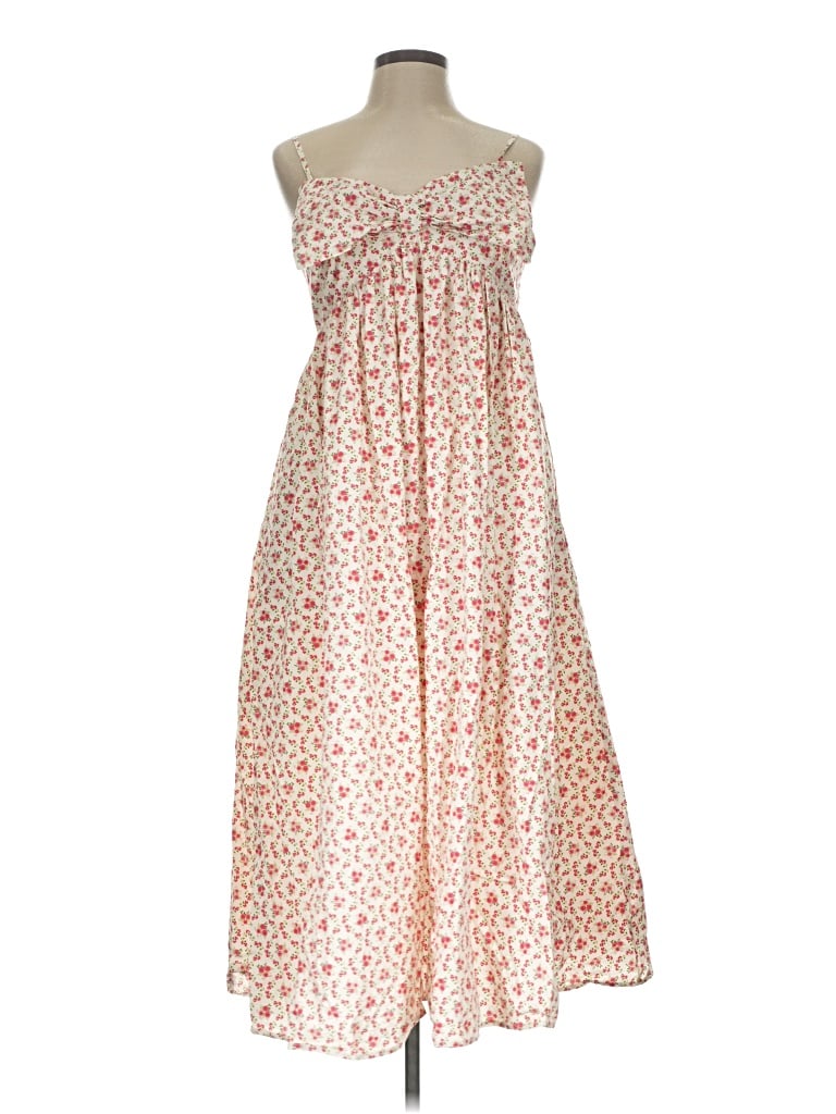 Pre-owned Peach Love Casual Dress In Ivory