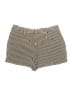 Forever 21 100% Polyester Stripes Gold Shorts Size L - photo 2