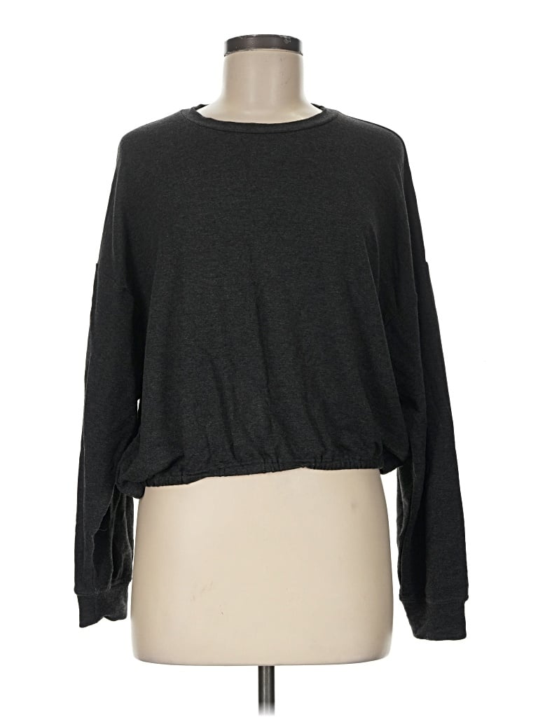 Pre-owned Fabletics Pullover Sweater In Gray
