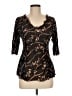 Tiny Brown 3/4 Sleeve Blouse Size M - photo 1