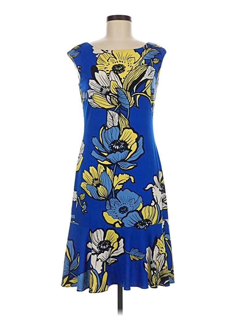 Pre-owned Frank Lyman Design Cocktail Dress In Blue