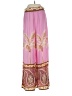 Maison d' Amelie 100% Polyester Pink Casual Pants Size S - photo 2