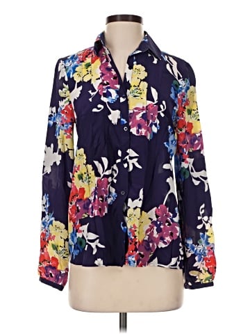 Yumi Kim Long Sleeve Silk Top (view 1)