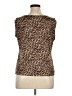 212 Collection Animal Print Brown Tank Top Size XL - photo 2