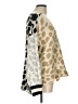 Central Park West Animal Print Tan Pullover Sweater Size L - photo 4