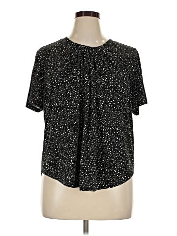 Adrianna Papell Short Sleeve Blouse (view 1)