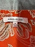 Rose + Olive 100% Polyester Orange Short Sleeve Blouse Size 1X - photo 7