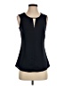 Nic + Zoe 100% Polyester Black Sleeveless Blouse Size XS - photo 1