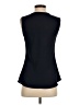 Nic + Zoe 100% Polyester Black Sleeveless Blouse Size XS - photo 2