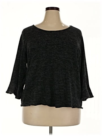 NY Collection 3/4 Sleeve T-Shirt (view 1)