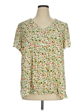 Rose + Olive Short Sleeve Blouse