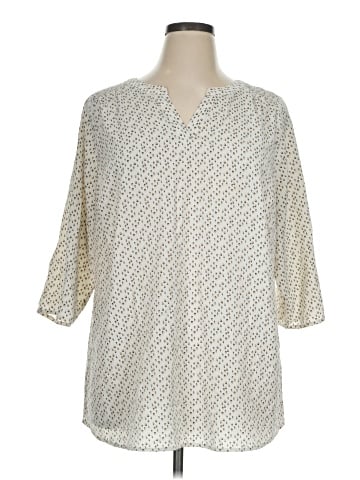 Croft & Barrow 3/4 Sleeve Blouse (view 1)