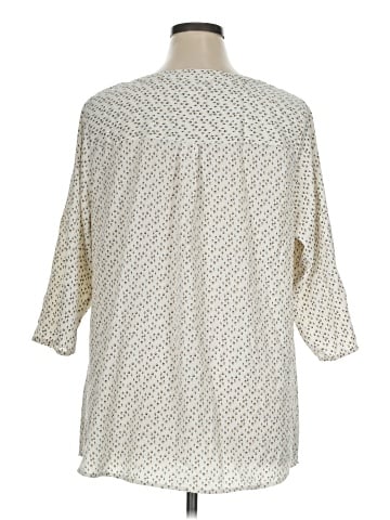 Croft & Barrow 3/4 Sleeve Blouse (view 2)