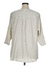 Croft & Barrow 100% Polyester Ivory 3/4 Sleeve Blouse Size 1X - photo 2