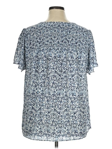 Rose + Olive Short Sleeve Blouse (view 2)