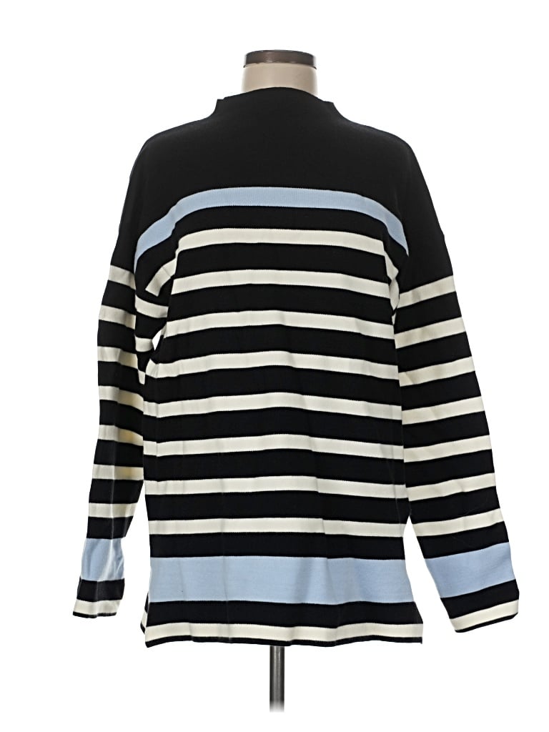 Pre-owned Jones & Co Turtleneck Sweater In Black