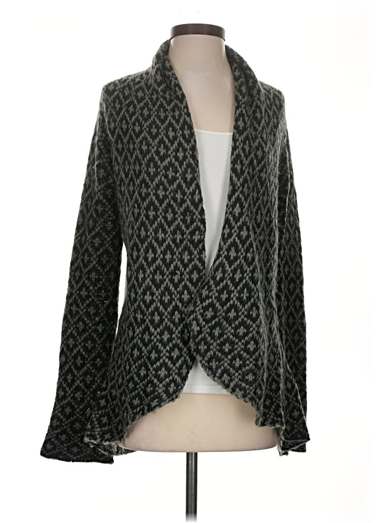 Pre-owned Wooden Ships Cardigan Sweater In Gray
