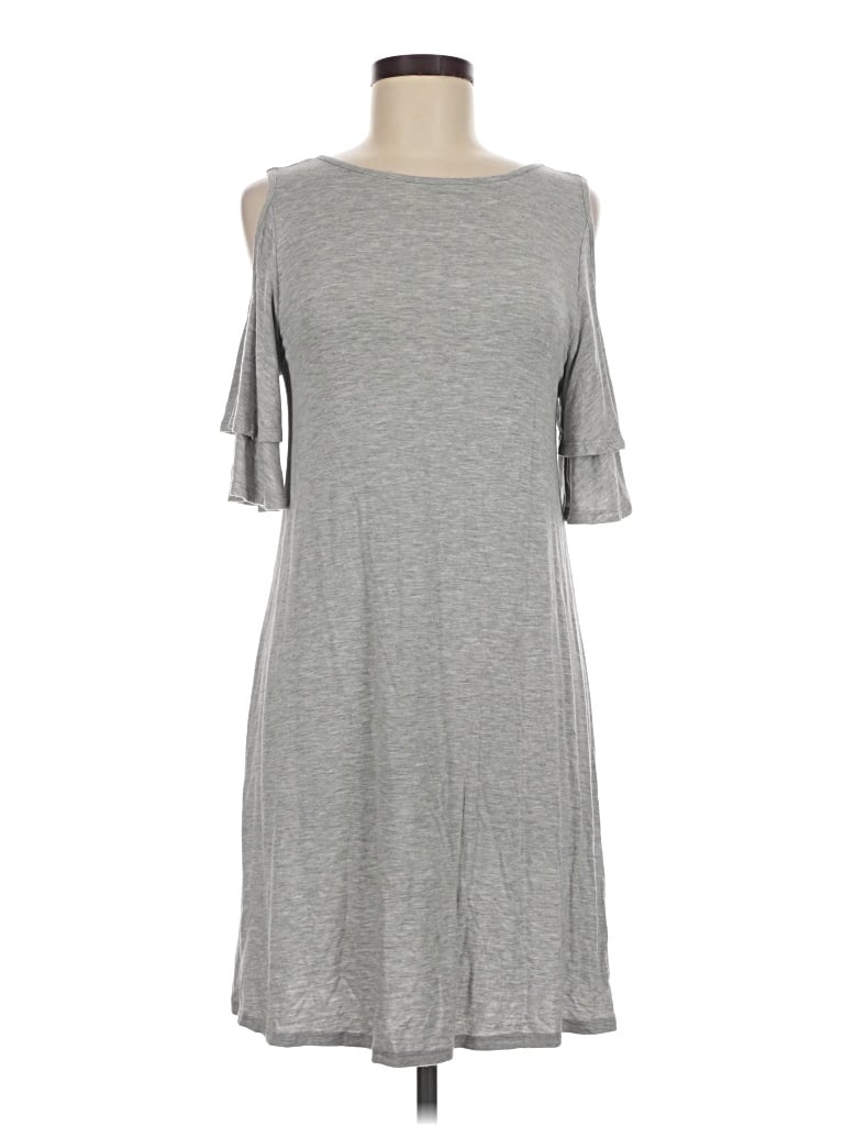 Pre-owned Alya Casual Dress In Gray