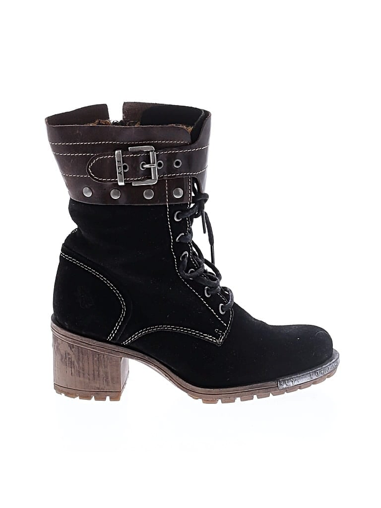 Pre-owned Fly London Boots In Black