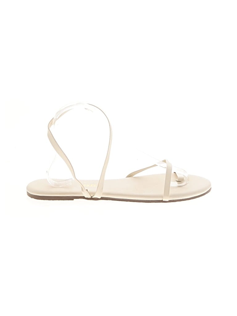 Pre-owned Tkees Sandals In Ivory