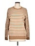 Everlane Stripes Tan Pullover Sweater Size L - photo 1